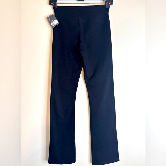 YUMMIE Compact Cotton Bootleg and Legging YT6-210 Black - Picture 2 of 5